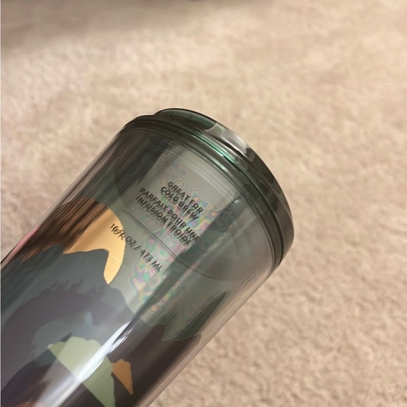 NEW✨Starbucks Summer 2022 🏔Outdoor Adventure Gold Foil Cold Brew 16oz Tumbler - Picture 4 of 4